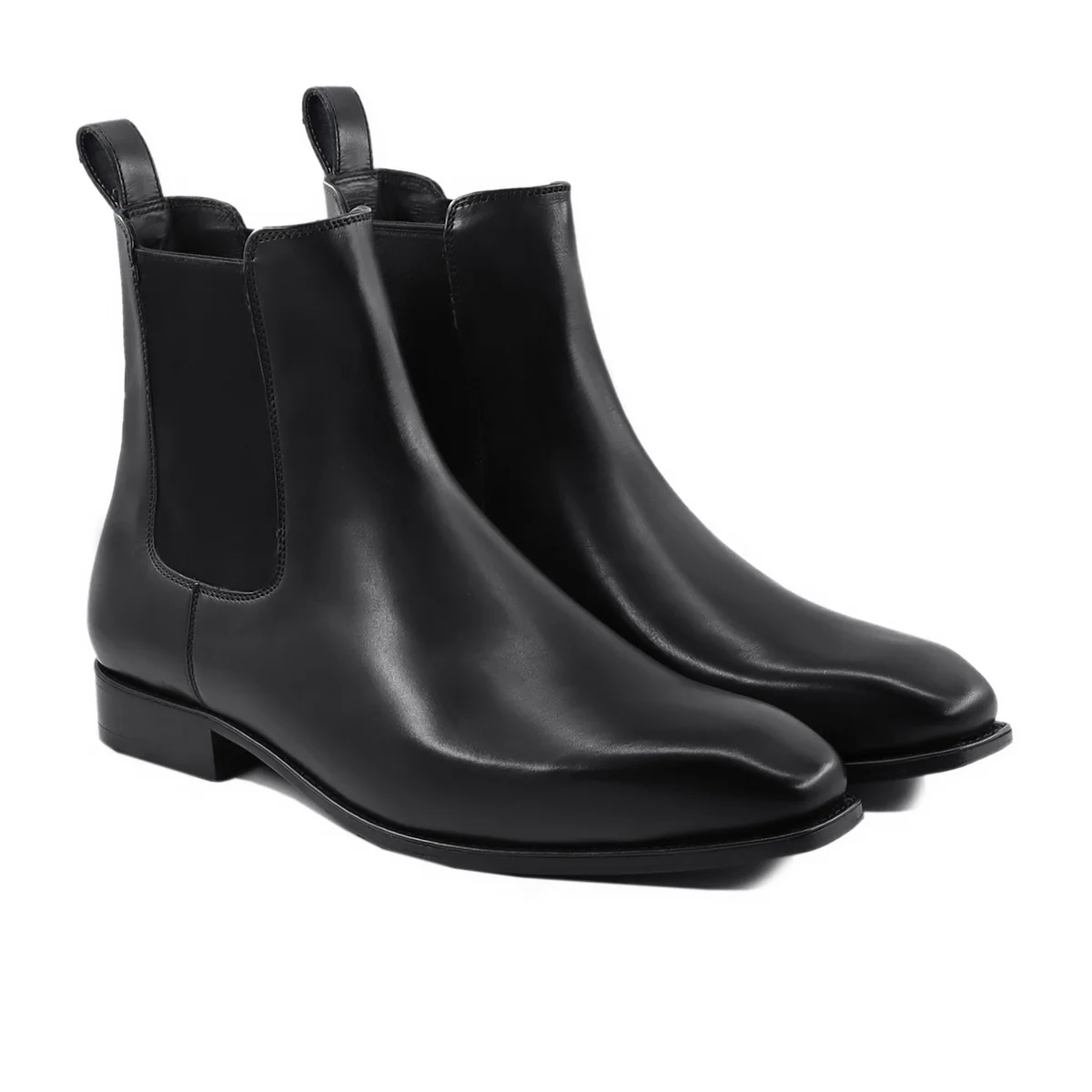 Bezelva black leather Chelsea boot