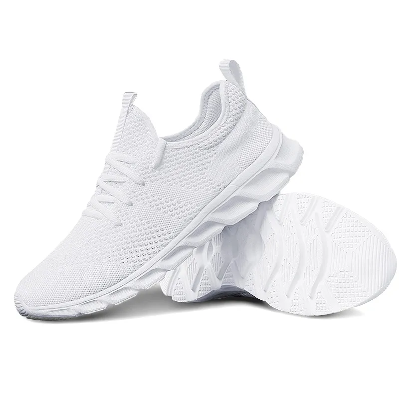 Bezelva white mesh casual sneaker